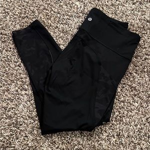 Lululemon Fast and Free HR mesh crop size:10